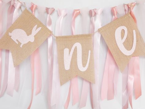 Excited to share the latest addition to my #etsy shop: Some bunny is one, ONE banner, Pink Highchair Banner, Bunny Highchair Banner, Bunny Garland, Easter bunny party decor, Bunny Theme https://etsy.me/3jGELpU #pink #1stbirthday #easter #rosegold #onebanner #highchairb Bunny Party Decor, Tulle Garland, Easter Bunny Party, Garland Ribbon, Bunny Garland, Some Bunny Is One, Bunny Theme, Letter Banner, One Banner