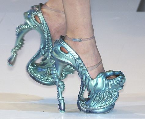 Bizzare Shoes, Lady Gaga Shoes, Unusual Shoes, Weird Shoes, Petra Collins, Heels Aesthetic, Dr Shoes, Catty Noir, Lagoona Blue