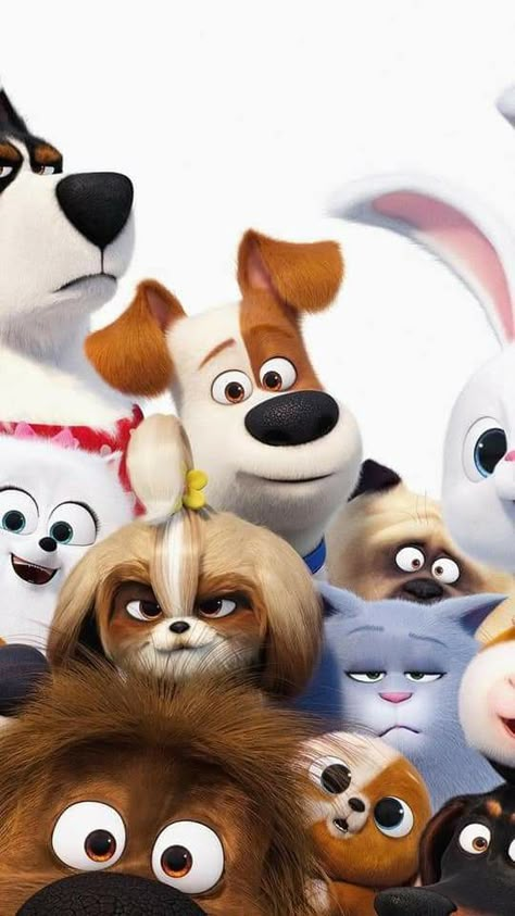 Secret Life Of Pets Wallpaper, Pets Movie, Pets Wallpaper, Tela Iphone, Disney Cute, Cute Mobile Wallpapers, Secret Life Of Pets, Secret Life, Disney Wallpaper