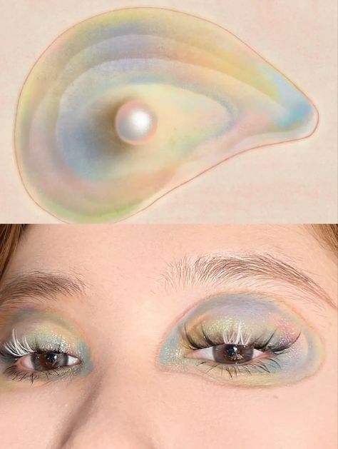 Shell Makeup, Bold Eyeshadow, Mekap Mata, 20 Makeup, Smink Inspiration, Ethereal Makeup, Natural Glam, Eye Makeup Art, Editorial Makeup