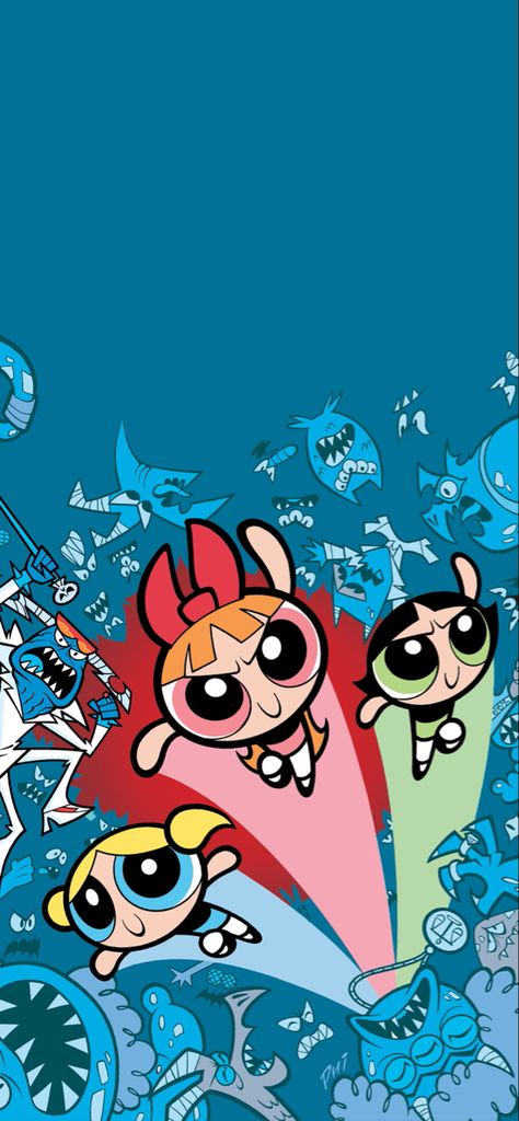 Powerpuff Girls Aesthetic Costume, Aesthetic Powerpuff, Powerpuff Girls Aesthetic, Powerpuff Girls Wallpaper, Girls Wallpaper, Ppg And Rrb, Girl Background, Powerpuff Girl, Power Puff