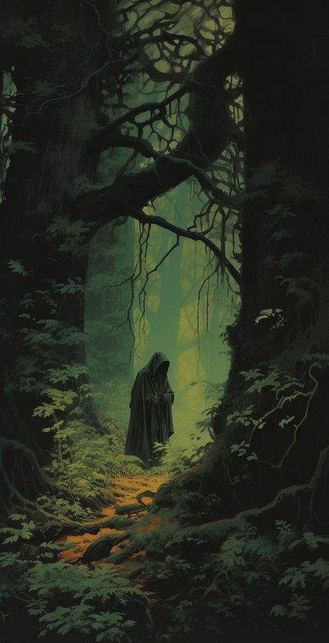 Forest Knight, Images Terrifiantes, Dark Souls Artwork, Medieval Aesthetic, Dark Fantasy Artwork, Halloween Facts, Creepy Things, Book Board, Fantasy Places