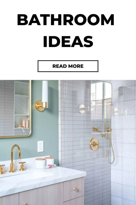 Bathroom Ideas Beautiful Bathroom Decor, Modern Bathroom Ideas, Floating Sink, Soaking Tubs, Round Tiles, Fireclay Tile, Stunning Bathrooms, Black Shower, Tile Designs