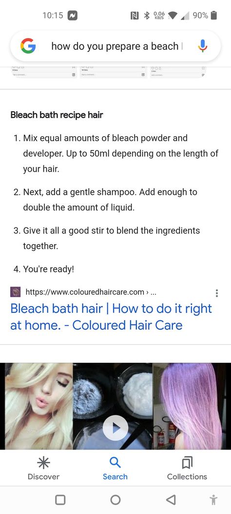 Bleach Bath Hair Recipe, Bleach Bath Hair, Bleach Bath, Bath Recipes, Best Shampoos, Hair Food, Great Hair, Hair Ideas, Hair Hair