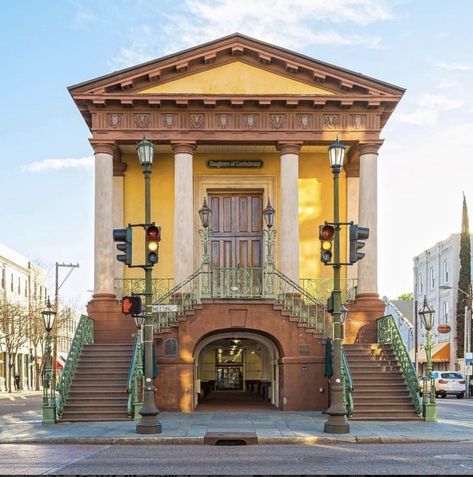 Charleston Market, Southern Town, Greek Revival Architecture, Greek Revival, City Market, Beautiful Park, Charleston South Carolina, Beautiful Architecture, Travel Goals