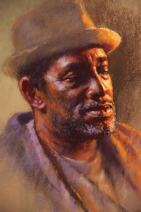 Learn how to create this masterful pastel portrait in just 11 steps! #pastelart #pastelpainting #portraitart Pastel Journal, Soft Pastels Drawing, Dali Art, Soft Pastel Art, Pastel Sec, Pastel Artwork, Pastel Portraits, Dry Pastel, Oil Pastel Art