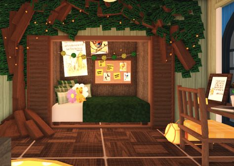 Bloxburg Tea Party, Bloxburg Kids Bedroom, Lumber Tycoon 2, Blox Burg, Home Building Design, Building Design, Lumber, Kids Bedroom, Winnie The Pooh