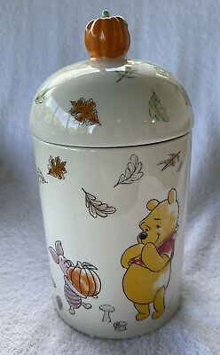 Winnie the Pooh Tigger Eeyore Piglet Fall Autumn Cookie Jar w/Lid New 10.5” | eBay Piglet And Eeyore, Winnie The Pooh Decor, Tigger Eeyore, Disney Dishes, Winnie The Pooh Honey, Winnie The Pooh Nursery, Winnie The Pooh Tigger, Winnie The Pooh Plush, Cute Winnie The Pooh