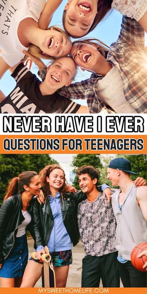 If you're a teenager and after a fun, easy game to play with your friends, then check out these never have I ever questions for teenagers. Night Games To Play With Friends, Never Have I Ever Questions Teenagers Deep, Good Games To Play With Friends, Never Have I Ever Questions Teenagers, Game Ideas For Teenagers, Games To Play With Friends Teenagers, Games To Play With Friends Party Ideas, Teenager Games, Fun Games To Play With Friends