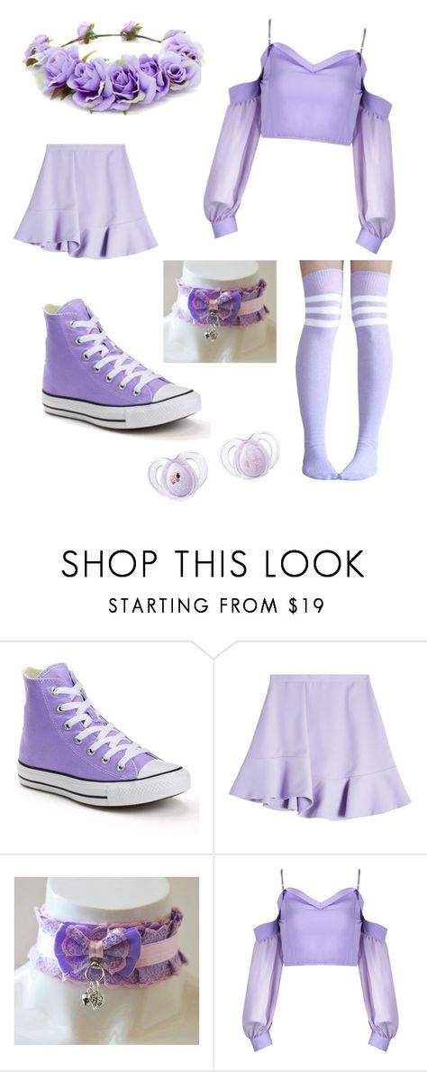 Este look es hermoso y muy KAWAII Pastel Purple Outfit Ideas, Pastel Purple Outfit, Little Spaces Ideas Outfits, Little Spaces Ideas, Purple Outfit Ideas, Moda Ulzzang, Little Spaces, Pastel Outfits, Pastel Goth Outfits