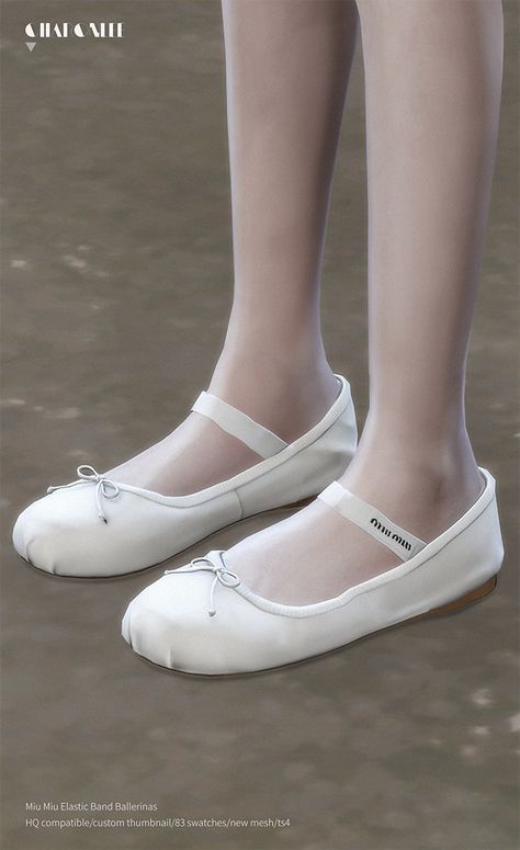 Miu Miu Cc Sims 4, Sims 4 Cc Ballet Patreon, Sims 4 Ballet Flats, Ysl Sims 4 Cc, Sims 4 Cc Ballerina Clothes, Sims 4 Ballet Shoes, Sims Ballet Cc, Miu Miu Sims 4 Cc, Sims 4 Couture Cc