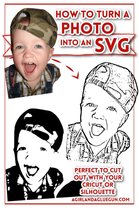 How To Turn A Picture Into A Svg Silhouette, Turn Image Into Svg, Turn Photo Into Svg, Turn Picture Into Svg, Photo To Svg Cricut, How To Turn A Picture Into A Svg, How To Vectorize An Image, Photo To Svg, Photo To Stencil