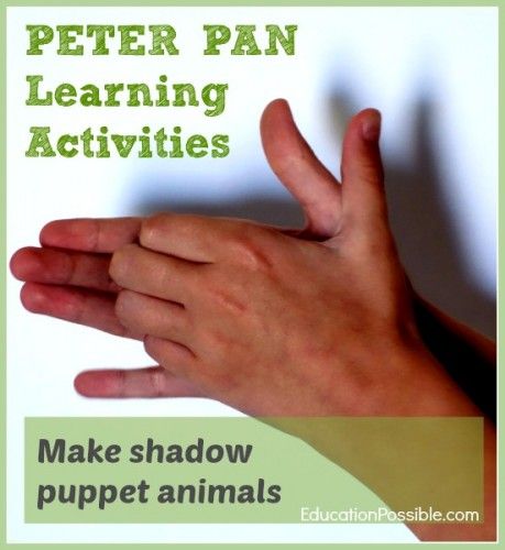 Peter Pan Learning Activities Peter Pan Preschool Activities, Peter Pan Crafts For Kids, Peter Pan Literacy Activities, Peter Pan Classroom, Peter Pan Themed Classroom, Fairy Tale Science, Fairy Tale Projects, Ks2 Classroom, Peter Pan Book