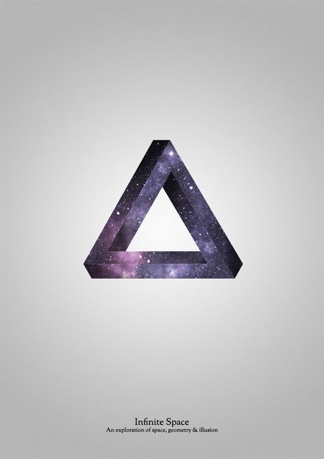 Impossible Triangle, Penrose Triangle, Scorpio Constellation, Saved Tattoo, 3d Type, Triangle Tattoos, Space Tattoo, Chest Piece, Skin Art