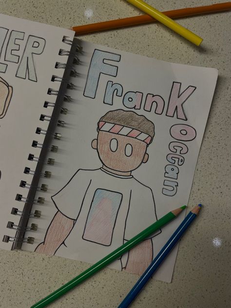 drawing frank ocean art Frank Ocean Drawing Easy, Frank Ocean Sketch, Jaida Bunni, Ocean Drawing Easy, Frank Ocean Drawing, Frank Ocean Art, Ocean Doodles, Canvas Sketch, Easy Graffiti