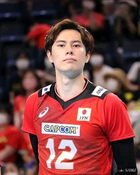 Ran Takahashi Jersey 12, Ran Takahashi, Volleyball Photography, Japan Volleyball, Japan Volleyball Team, Ryujin Nippon, Butterflies In My Stomach, Run 3, Stylish Men Casual