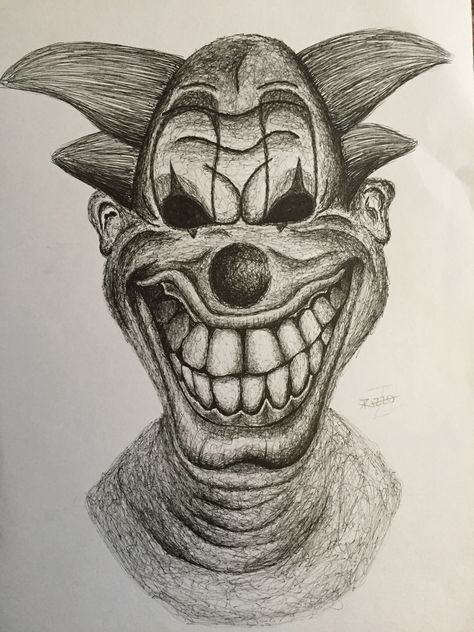 Scary Clown Drawings, Scary Clowns Drawing, Creepy Clown Drawing, Clown Drawing Scary, Art The Clown Drawing, Clown Drawing Sketches Pencil, Clowns Drawing, Clown Drawing Sketch, Creepy Clown Drawing Sketch