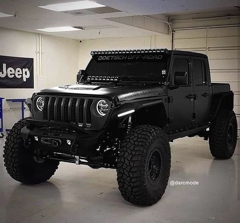 Jeep Wheels And Tires, Jeep Gladiator Custom, Jeep Photos, Jeep Jt, Custom Jeep Wrangler, Black Jeep, Jeep Jl, Dream Cars Jeep, Custom Jeep