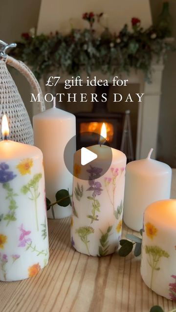 Chelsea | country interiors, cottage garden & lifestyle on Instagram: "I am so excited to share this one with you! I’m so impressed with how this came out! This is a cheap, simple idea, perfect for a Mother’s Day gift or just to update any plain candle 🥰 these set of 5 candles were £5 from @ikeauk and I’ve used some floral napkins from @sainsburys   All you need to do is: cut your napkin to size- split the napkin wrap it around your candle cover with grease proof paper  Iron over the top of the paper to transfer your design  There are two ways you can light it; the print adheres to the candle when you melt it so should burn down as the candle burns, however if you notice you still have some of the napkin showing you can trim it whilst it burns. Or  for another option burn the top part whe Napkin Covered Candles, Candle Napkin Transfer, Napkin On Candle, Napkins On Candles, Floral Candles Diy, Napkin Candle Decoupage, Doy Candles, Decorating Candles Ideas, Flameless Candles Decorating Ideas