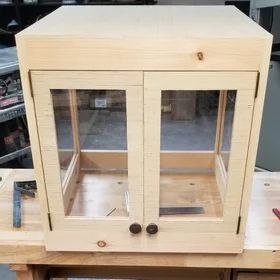 3D Printer Enclosure : 9 Steps (with Pictures) - Instructables Penthouse Ideas, 3d Printer Enclosure, Printer Storage, Printer Cabinet, Machine 3d, 3d Printing Diy, 3d Printer Projects, 3d Printer Diy, 3d Printing Projects