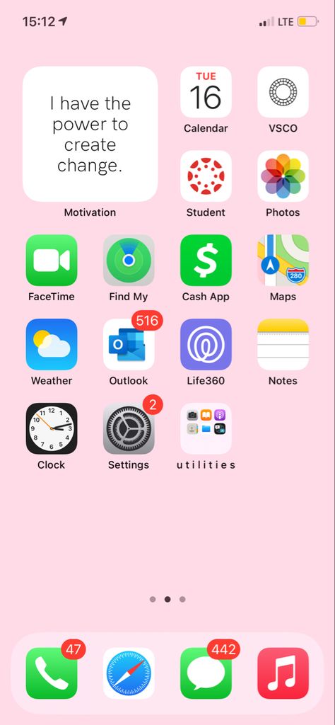 Iphone Home Screen Layout 2023, Basic Phone Layout, Basic Homescreen Layout, Basic Homescreen, Organize Apps, Organize Apps On Iphone, Layout Homescreen, App Map, Lay Outs