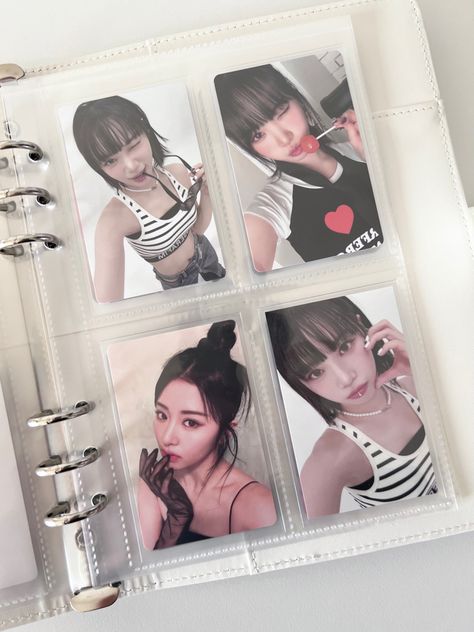 Le Sserafim Photocard, Le Sserafim Unforgiven, Photocard Collection, Le Sserafim Yunjin, Le Sserafim Chaewon, A5 Binder, Photo Card Template, Pop Albums, Kpop Merch