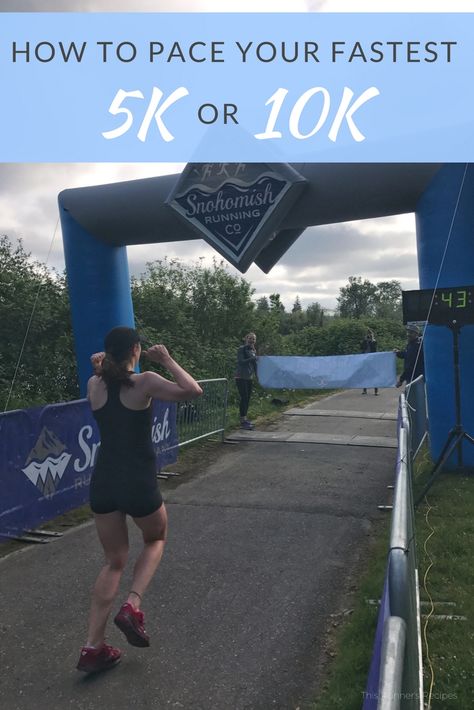 Want to run your fastest 5K or 10K? Learn how to pace 10K race and 5K race distances from a controlled start to a strong finish. 5k Training For Beginners, 5k Running Tips, Ultra Marathon Training, 5k Training Plan, Post Pregnancy Workout, 5k Race, Running 10k, 5k Training, Running Plan