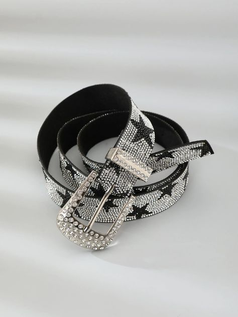 Y2K Rhinestone Star Decor Belt StreetI discovered amazing products on SHEIN.com, come check them out! 2000s Accessories, Y2k Rhinestone, Y2k Belt, Star Decor, Star Decorations, Christmas Wishlist, Y2k Fashion, Amazing Products, Dream Closet