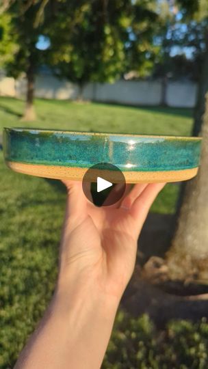 32K views · 16 reactions | This Emerald Green is one of my favorite glaze combos right now. It's so dynamic and plays really well on both smooth and textured surfaces.

🎨 @amacobrent Rainforest x2, then Seaweed x2
🍦 Cone 6, 5 min hold

🎶 Thank you @pipmillett 
~~
#carmensceramica #greenbowl #greenblate #greenplate #blate #pastabowl #emeraldgreen #pottery #ceramics #ceramica | Carmen's Ceramica | Pip Millett · Try a Little Tenderness Vert Lustre Glaze Combinations, Seaweed Glaze Combinations, Amaco Rainforest, Ceramic Glazing, Glaze Combos, Green Plates, Glazed Bowl, Green Pottery, Green Bowl