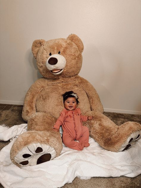 Baby teddy bear photoshoot ideas Teddy Bear Photoshoot, Bear Photoshoot, Big Teddy Bear, Big Teddy, Baby Teddy Bear, Giant Teddy Bear, Giant Teddy, Spring Photoshoot, Baby Teddy