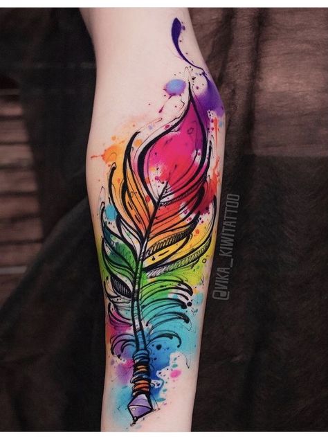 Loki Tattoo, Watercolor Tattoo Sleeve, Bright Tattoos, Rainbow Tattoos, Tattoos For Women Half Sleeve, Half Sleeve Tattoos For Guys, Tatuaje A Color, Mermaid Tattoos, Japanese Tattoo Designs