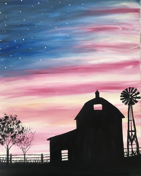 American Flag Painting, Flag Painting, Barn Painting, Canvas Painting Tutorials, Simple Canvas Paintings, Cute Canvas Paintings, Country Paintings, Easy Canvas Painting, Canvas Painting Diy