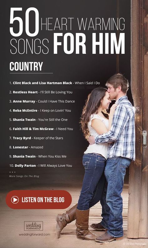 Songs For Him, Wedding Song Playlist, Country Wedding Songs, Country Love Songs, Country Music Songs, Love Songs Playlist, Wedding Playlist, Christina Perri, Love Songs For Him