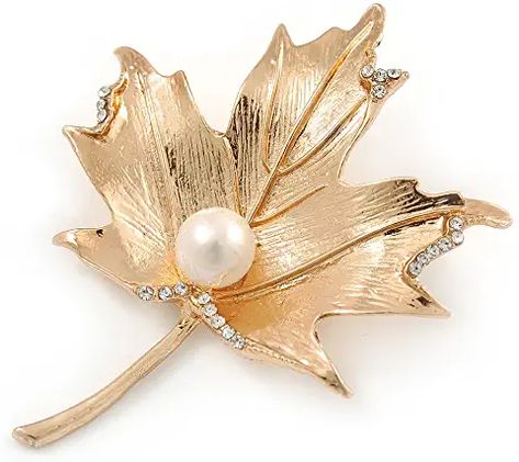 Leaf Jewellery, Autumn Jewelry, Antique Jewellery Designs, Jewellery Sketches, Leaf Brooch, Leaf Jewelry, Crystal Brooch, Fall Jewelry, Bridal Gold Jewellery