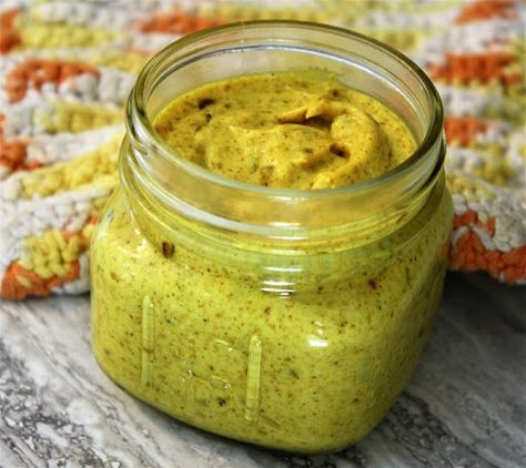 Curry Mayonnaise Curry Mayonnaise Recipe, Food Sauces, Homemade Bbq Sauce Recipe, Mayonnaise Recipe, Homemade Barbecue Sauce, Chicken Sandwiches, Herb Seasoning, Bbq Sauce Recipe, Homemade Salads