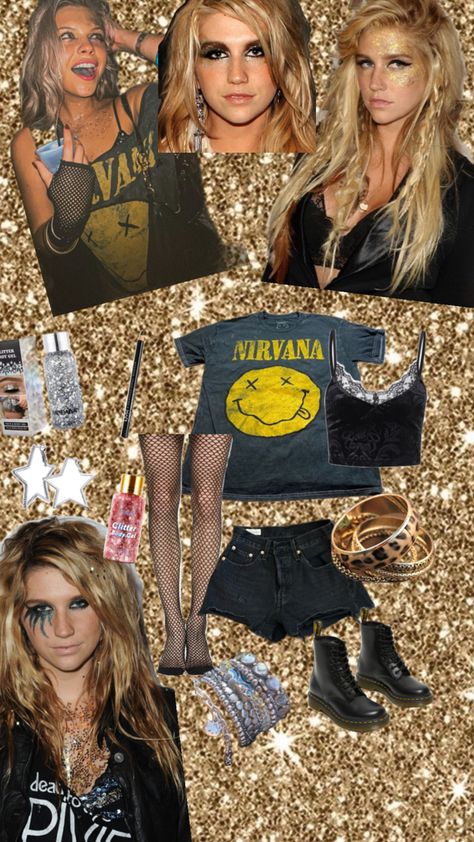 Kesha Halloween, Kesha Costume, Kesha Halloween Costume, Kesha Outfits, 2000s Icons, Icons Party, Party Fits, Kesha, Halloween Outfits