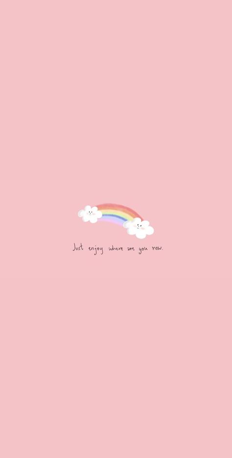 Cute Simple Wallpapers Iphone, Aesthetic Pink Wallpaper, Iphone Wallpaper Cute, Seni Pastel, Happy Wallpaper, Inspirational Quotes Wallpapers, Iphone Lockscreen Wallpaper, Hiasan Bilik, Cute Inspirational Quotes