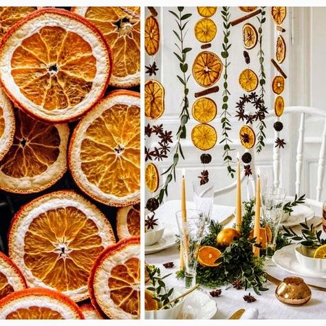 Diy Girlande, Dried Wreath, Diy Kits For Adults, Wreath Garland, Orange Christmas, Christmas Fruit, Dried Orange Slices, Dried Oranges, Orange Garland