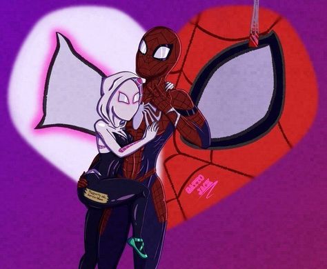 Spiderman Gwen Stacy, Spiderman Painting, Spiderman And Spider Gwen, Marvel Cartoons, Spaider Man, Star Wars Jokes, Spiderman Pictures, Spider Girl, Im Batman