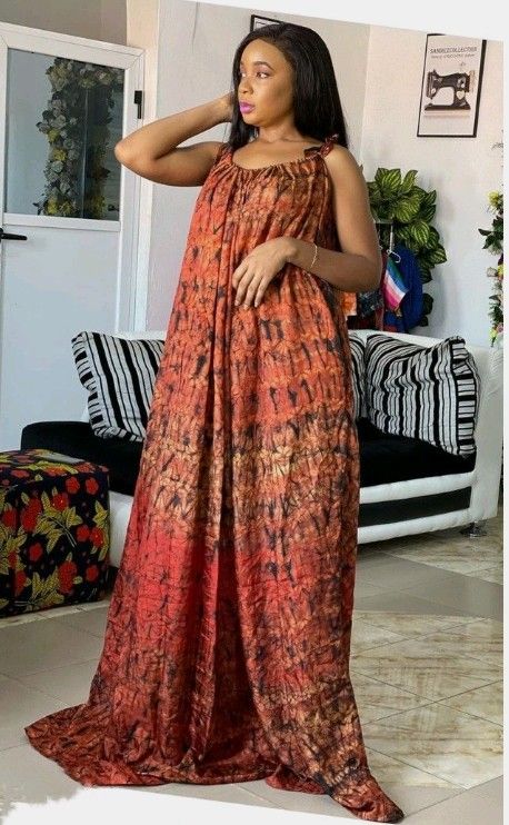 Adire Satin Styles, Boubou Styles, Bubu Gown Styles, Classy Short Dresses, Afrocentric Fashion, African Fabric Dress, Ankara Gown, Ankara Gown Styles, Tie Dye Fashion