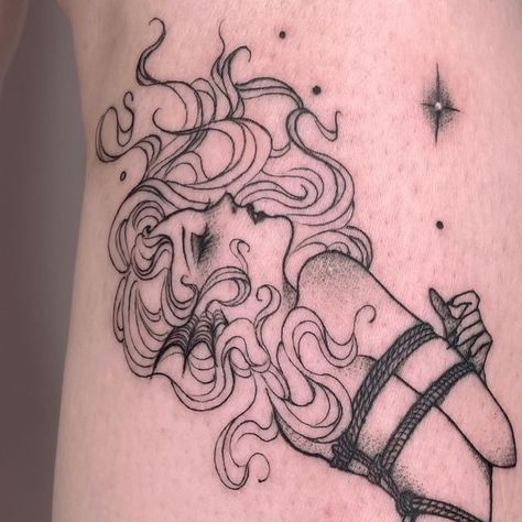 𝒀𝒊𝒘𝒊 on Instagram: "• Siren in rope •  From my flash book. Thank you Autumn for the trust and it was a pleasure tattooing you🤍🤍" Siren Tattoo Ideas, Rope Tattoo, Siren Tattoo, Tattoo You, Piercing Tattoo, Tattoos And Piercings, Body Art, Tatting, Piercings