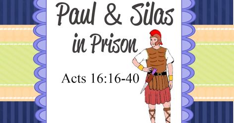 This week we studied Paul and Silas. This is a really fun lesson! We also learn about Paul being a Roman citizen and how important that wa... Paul Silas, Paul And Silas, The Book Of Acts, Book Of Acts, Preschool Bible Lessons, Bible Story Crafts, Preschool Bible, Bible Lessons For Kids, Bible Activities