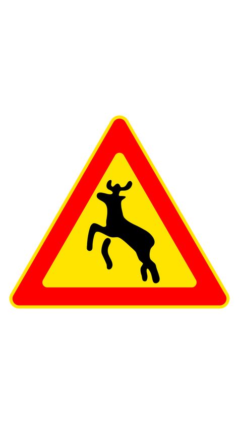 Deer are a common sight in many parts of the world, and they can cause a lot of damage to property and gardens. Deer road signs mean that there is a high probability of deer crossing the road in the... Deer Crossing, Deer Signs, Sign Meaning, Sign Sticker, Chrome Web, Traffic Signs, A Deer, Road Signs, Street Signs