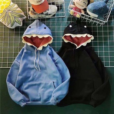 Shark Sweatshirt, Funny Shark, Estilo Harajuku, Patchwork Hoodie, Shark Hoodie, Cute Shark, Top Streetwear, Hooded Sweatshirt Men, Solid Clothes