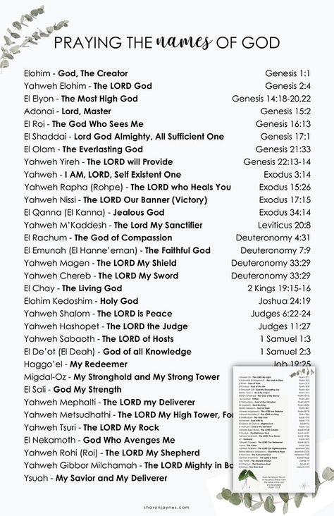 All Of Gods Names, Name Of God In Hebrew, Yahweh Names Of God, Different Names For God, All The Names Of God, The Names Of God Wallpaper, God’s Names, Praying The Names Of God, God Is A Designer