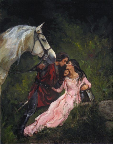 Love the Knight.                                                                                                                                                                                 Más Courtly Love, Medieval Romance, Romance Novel Covers, Image Couple, Romance Covers, Romantic Paintings, Fantasy Love, Fantasy Couples, Fantasy Princess