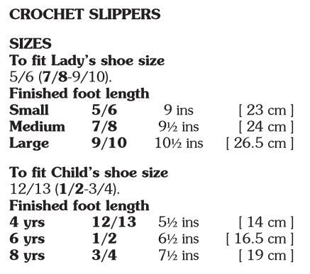 crochet slipper chart | Crochet Slipper Size Chart Slipper Size Chart, Crochet House Slippers, Diy Footwear, Crocheted Socks, Premie Baby, Crochet Collar Pattern, Chart Crochet, Crochet House, Easy Crochet Slippers