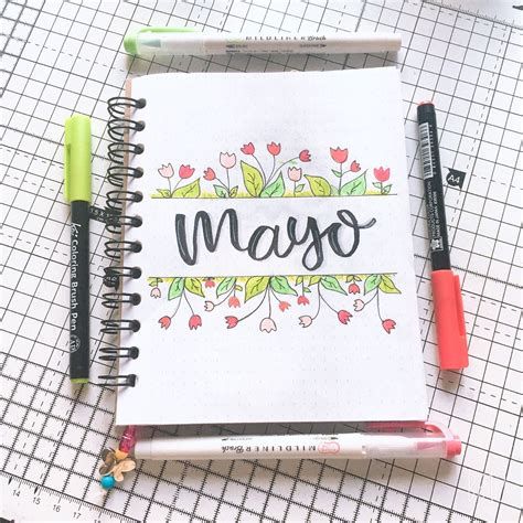 Bullet Journal Mayo, Coloring Brush Pen, Bullet Journel, Bullet Planner, Bujo Ideas, Bullet Journal School, Bullet Journal Inspo, Bullet Journal Doodles, Journal Doodles