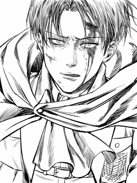 Levi Ackerman Sketch, Fotografi Bawah Air, Captain Levi, Desen Anime, Titans Anime, 흑백 그림, Attack On Titan Fanart, Attack On Titan Levi, Attack On Titan Art