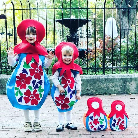 Matryoshka Doll Costume, Russian Nesting Doll Costume, Babushka Costume, Russian Doll Costume, Nesting Doll Costume, Matryoshka Costume, Doll Fancy Dress, Diy Kostüm, Kids Dress Up